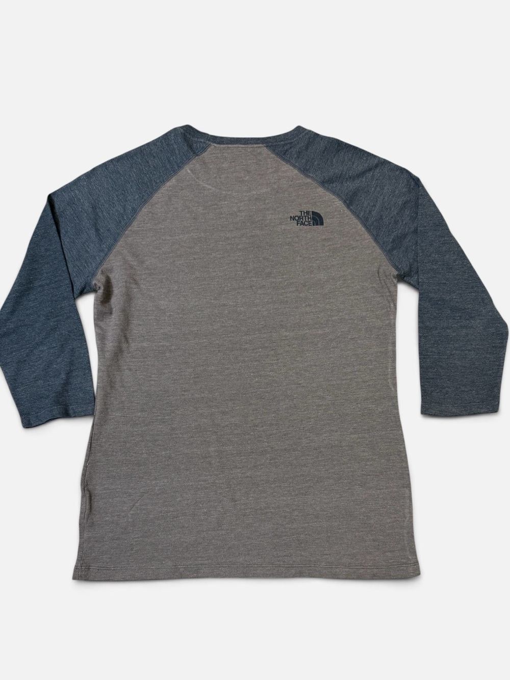 The North Face Explore 3/4 Sleeve Raglan Tee Gray Blue Women’s M - Picture 4 of 7